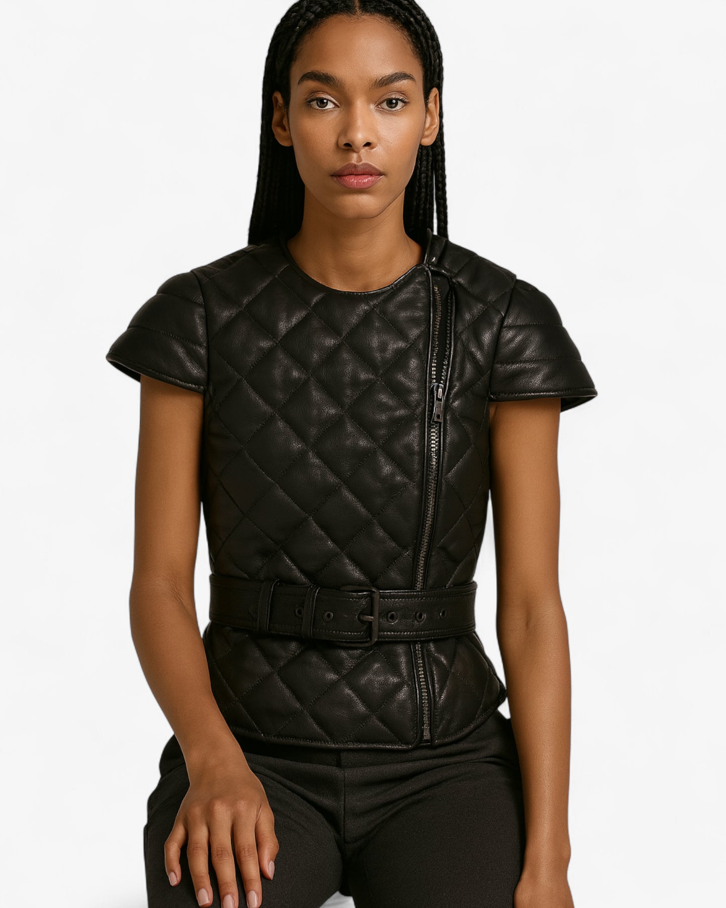 Giacca in pelle Armor Vest