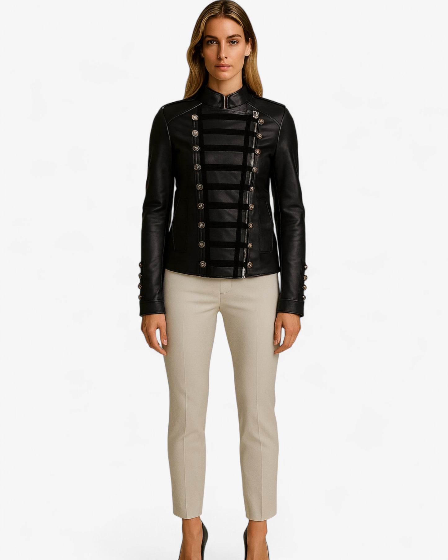 Giacca in pelle Regal Commander